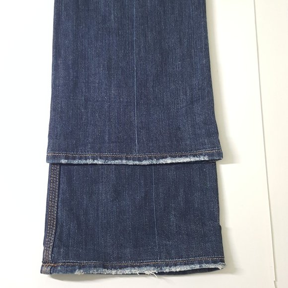 Women's 7FOR ALL MANKIND Boot Cut Jeans Size 32 Blue - Picture 12 of 12